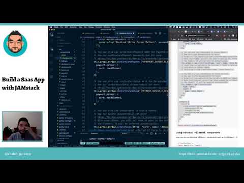 08 - Build a JAMstack SaaS App Using Gatsbyjs: Stripe checkout form & Serverless payment processing
