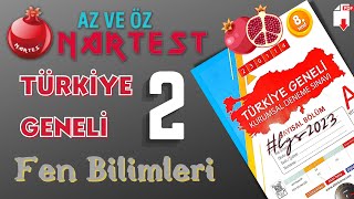 NARTEST 8. SINIF TÜRKİYE GENELİ 2. DENEME - FEN BİLİMLERİ -PDF AÇIKLAMADA #lgs2023 #soruçözüm #fen