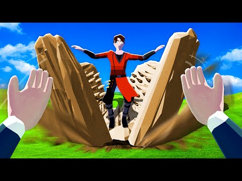 Impaling My Friend with an Earthbending PRISON (Elements Divided VR Gameplay)