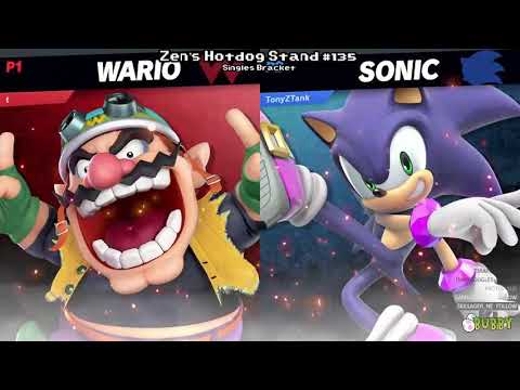 Taki (Wario) vs TonyZtank (Sonic) @ Zen's Hotdog Stand #135