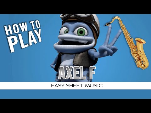Tenor Saxophone "Axel F" EASY Sheet Music