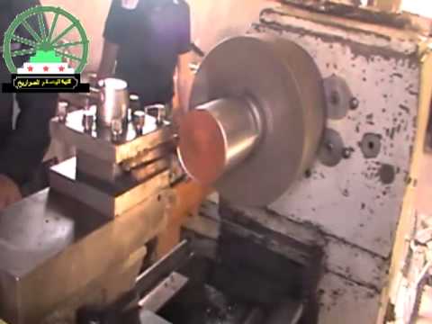 عملية إعادة تدوير لسبطانة دبابة كان قد تم إعطابها سابقاً وتحويلها إلى مدفع هاون 115 من قبل كتيبة الهندسة والصواريخ