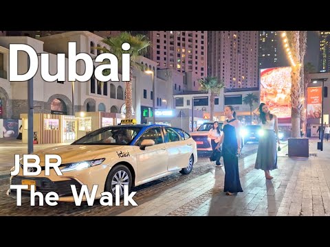 Dubai [4K] Amazing JBR, The Walk Walking Tour 🇦🇪
