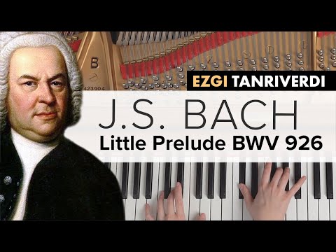 Bach - BWV 926, Little Prelude D minor | Ezgi Tanriverdi 🎹