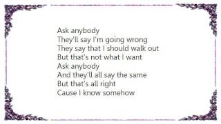 Christine McVie - Ask Anybody Lyrics