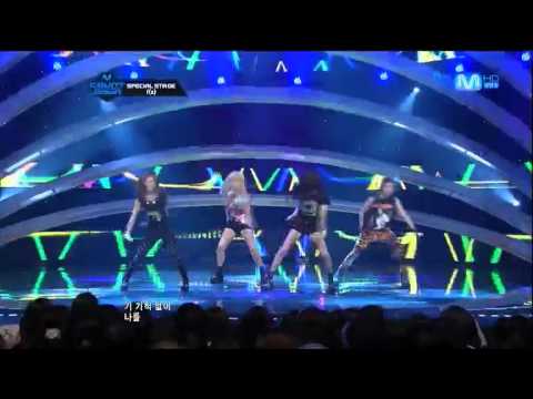 120712 F(x) La Cha Ta & Electric Shock @ Mnet M!CountDown