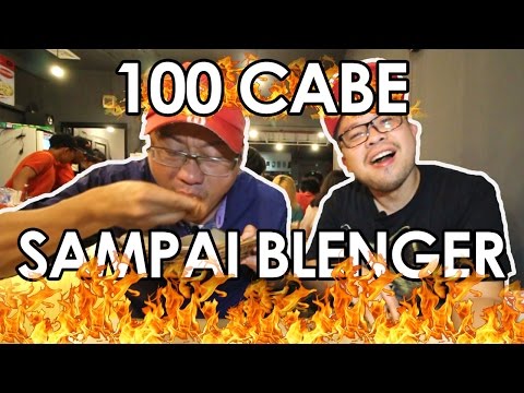 AMPUN!!! AYAM GEPREK 100 CABE SAMPAI BLENGER - PEDASNYA DASYAT