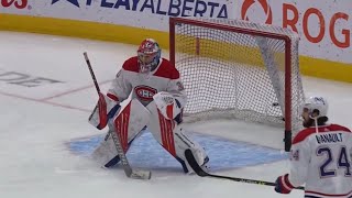 CAYDEY PRIMEAU and JAKE ALLEN warm-up