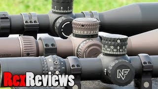 OPTICS SHOWDOWN! Nightforce vs Vortex Razor vs Primary Arms ~ Rex Reviews