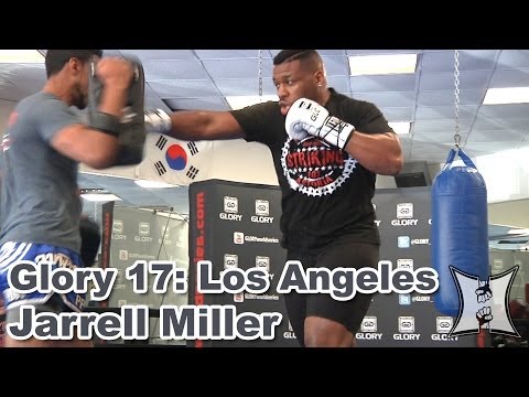 Glory 17: Jarrell Miller Works Out Before Rematch with Mirko Cro Cop (HD / complete + unedited)