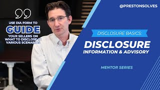 Real Estate Disclosures Made Easy: A Guide to Using the DIA Form