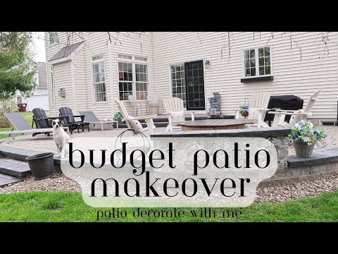 PATIO MAKEOVER + SIMPLE STYLING IDEAS ON A BUDGET! | patio decorate with me