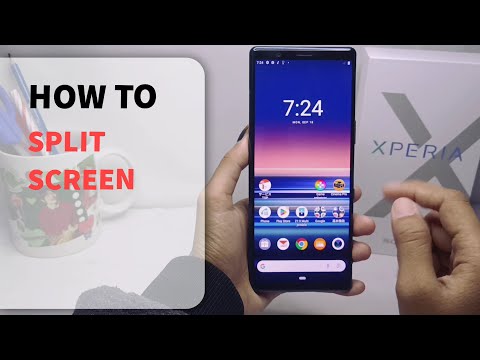 How To Split Screen On Sony Xperia | Multi Window