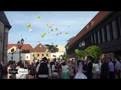 Marianna és Péter esküvője 2015.05.29. Lufiposta