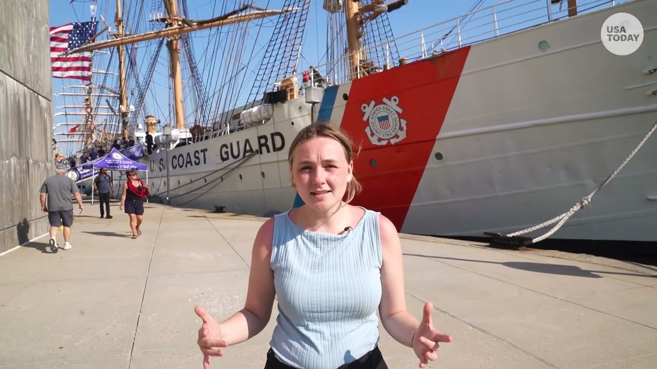 US Coast Guard Eagle sails for America 250 celebration
