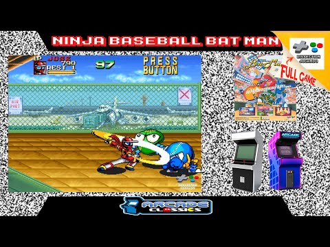 Ninja Baseball Bat Man - Arcade [Longplay]