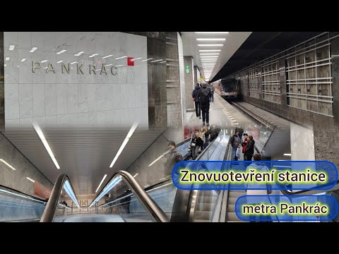 Slavnostní znovuotevření stanice metra Pankrác 