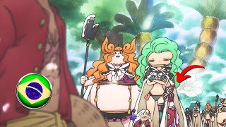 🇧🇷 LUFFY DEIXOU A HANCOCK DELIRANDO E NO FINAL...🥵😲 (One Piece)