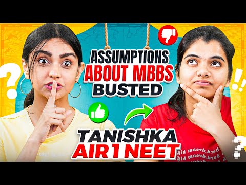 NEET AIR 1 Busts Myths About NEET Exam & MBBS | Mythbusting with Toppers ft. Tanishka | Raveena