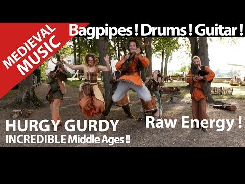 Hurdy Gurdy  ! Bagpipes and Pipers ! Do You Love Medieval Music ! ? Dance ? Hurryken Production Video