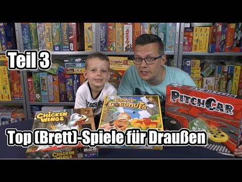 Top Spiele (für Drinnen) und Draußen (Outdoor) Teil 3 ... wieder mit 3 Brettspielen!