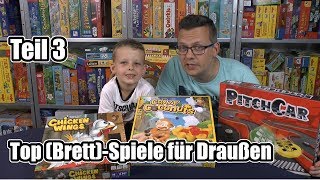 Top Spiele (für Drinnen) und Draußen (Outdoor) Teil 3 ... wieder mit 3 Brettspielen!