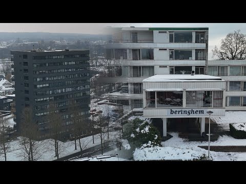 Grote appartementencomplexen in de regio in de kou