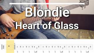 Blondie - Heart of Glass [TABS] bass cover