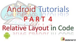 #56 Relative Layout Using Java: Building a Login Screen Part 4 Android UI Tutorial [HD 1080p]