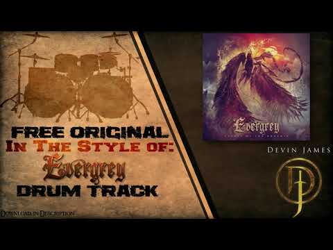 Evergrey Styled Free Original Drum Track - 107 BPM (FREE DOWNLOAD)