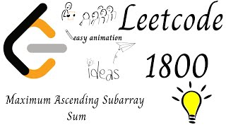 Download the video "🔢 LeetCode 1800 - Max Ascending Subarray Sum | Problem Explanation"