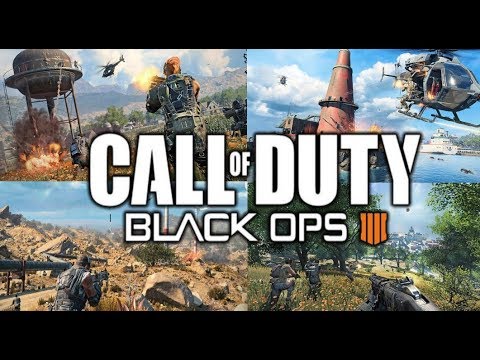 Black Ops 4: NEW "Blackout" Gameplay Images, Map Locations, Perk List, & MORE!! Video