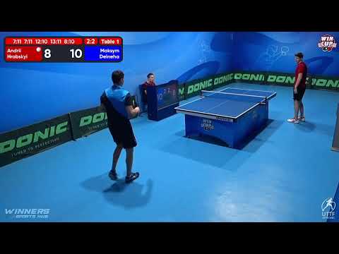 17:00 Andrii Hrabskyi 2-3 Maksym Deineha West 3 WIN CUP 05.12.2022 | TABLE TENNIS WINCUP