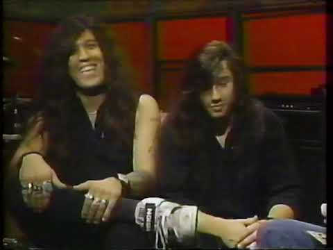Chuck Billy and Eric Peterson (Testament) on Headbangers Ball (November 18, 1989)