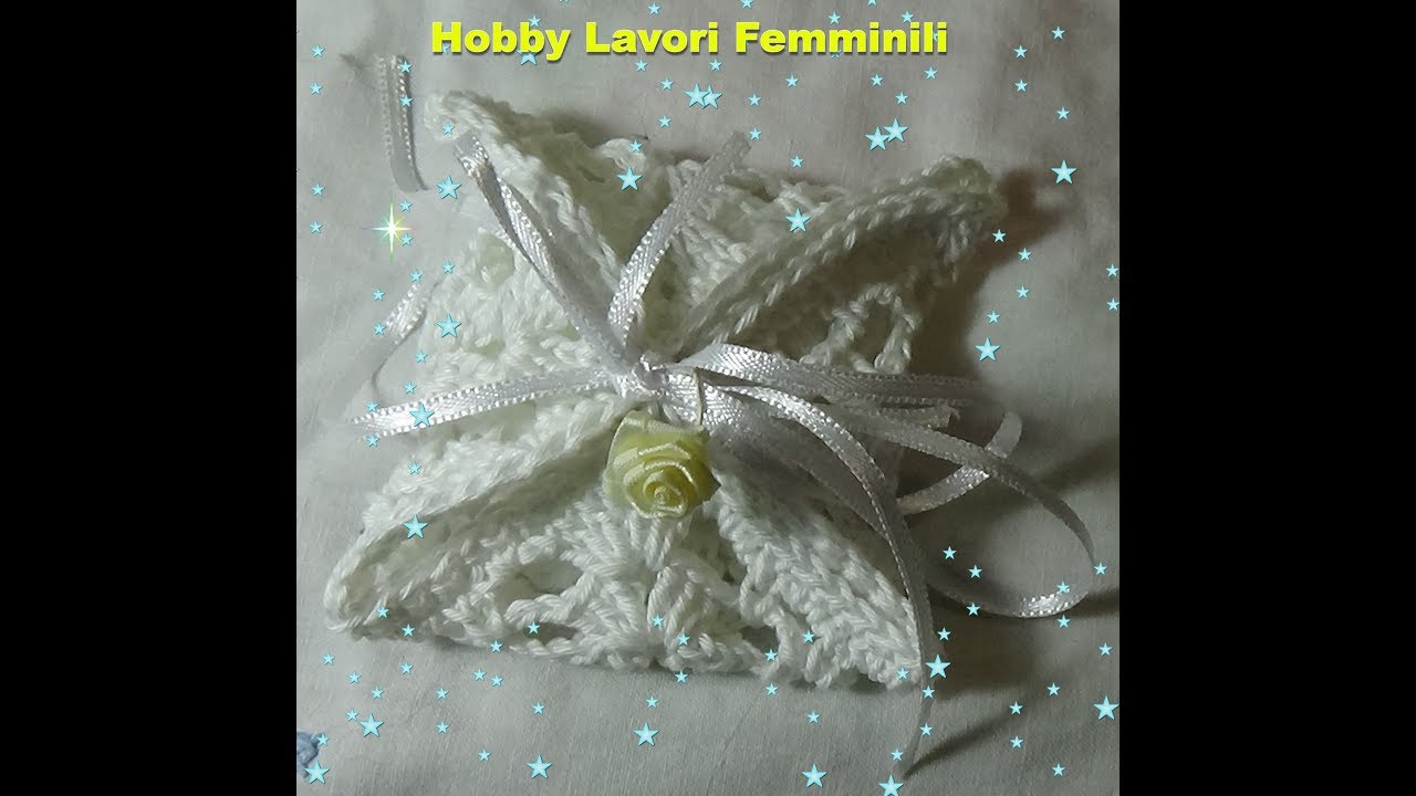 bomboniera da poter usare in molti tipi di eventi uncinetto tutorial passo passo