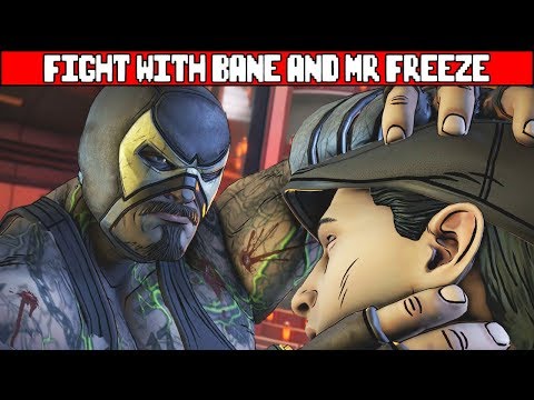 Fighting Bane and Mr. Freeze BATMAN TELLTALE SEASON 2 Episode 4