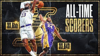 LeBron James - Kobe Bryant - Los Angeles Lakers