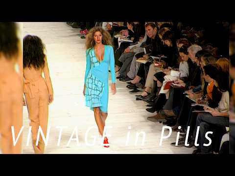 Vintage in Pills VERSUS Fall 2000 New York - Fashion Channel