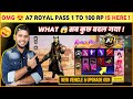 OMG 🔴 A7 Royal Pass 1 to 100 RP Rewards | A7 Royal Pass | A7 Royal Pass Bgmi | Pubg A7 Royal Pass