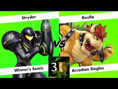 Junkyard 3 The CenCal Arcadian - Winner's Semis - Stryder (Samus) vs Rxullo (Bowser)