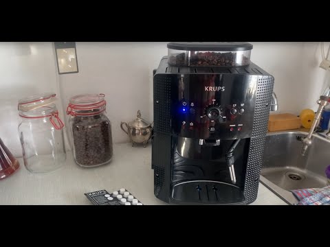 Krups coffee maker: Full cleaning cycle with tablets Krups Espresseria Automatic Series EA80EA81 DIY