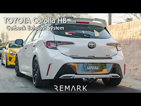 REMARK Toyota Corolla Hatchback Center-Exit Catback Exhaust System
