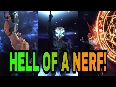 CABLE vs DOCTOR STRANGE vs PROFESSOR X | HUGE DS NERF! | BLAST MALE ABX | MARVEL FUTURE FIGHT