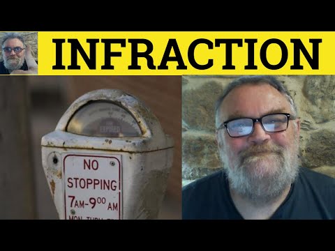 🔵 Infraction Meaning - Infraction Examples - Infraction Definition - Legal English - Infraction