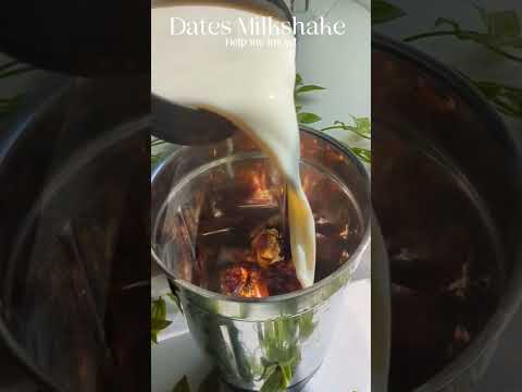 Dates Milkshake #shorts #easyrecipe