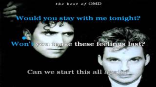 Dreaming (karaoke) - in the style of Orchestral Manoeuvres in the Dark