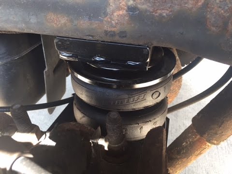 How to install the Air Lift Load Lifter 5000 on a Ford F250