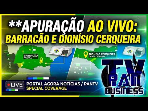 VOTOS Ao Vivo: QUEM VENCE no Brasil, em Barracão e Dionísio?