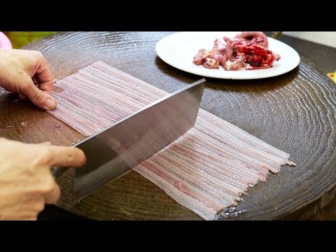 Kinesisk gata mat - Orm &amp Duva soppa Kina