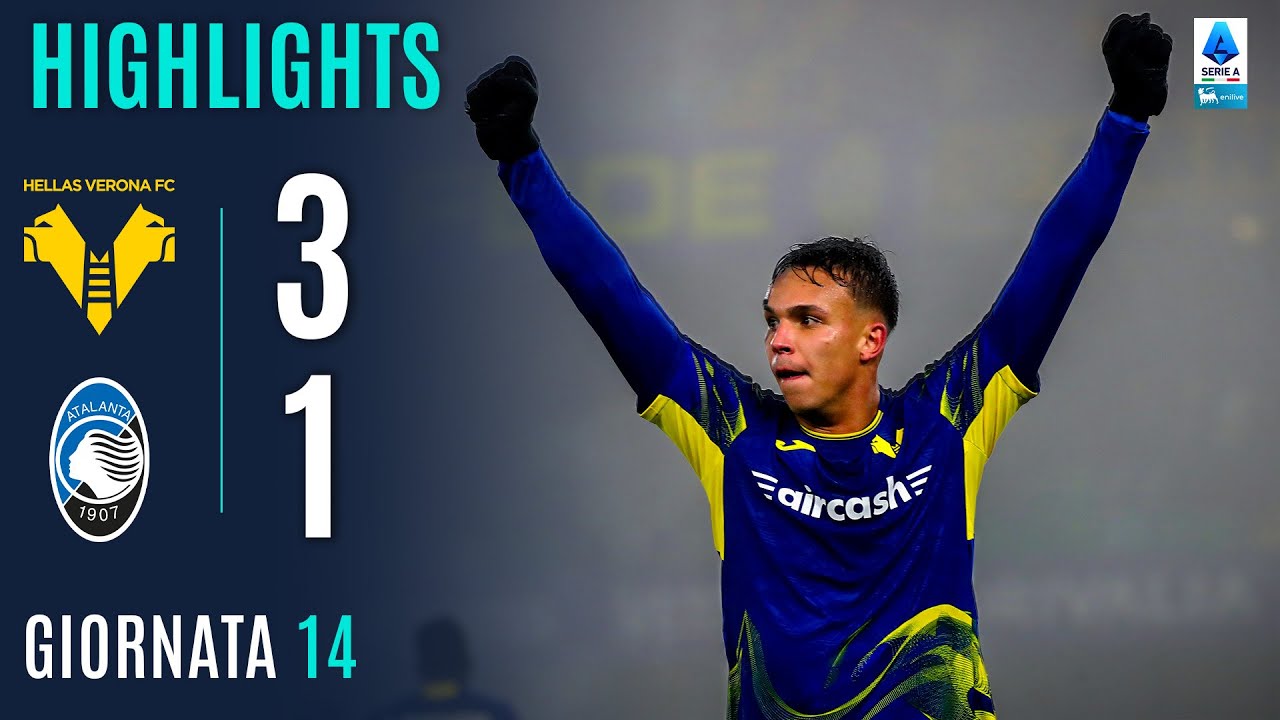 VERONA-ATALANTA 3-1 | HIGHLIGHTS | 14ª GIORNATA | SERIE A ENILIVE 2025/26